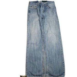 Rock & Roll Cowboy Jeans Pistol Straight Distressed Hem 34X34 See photos